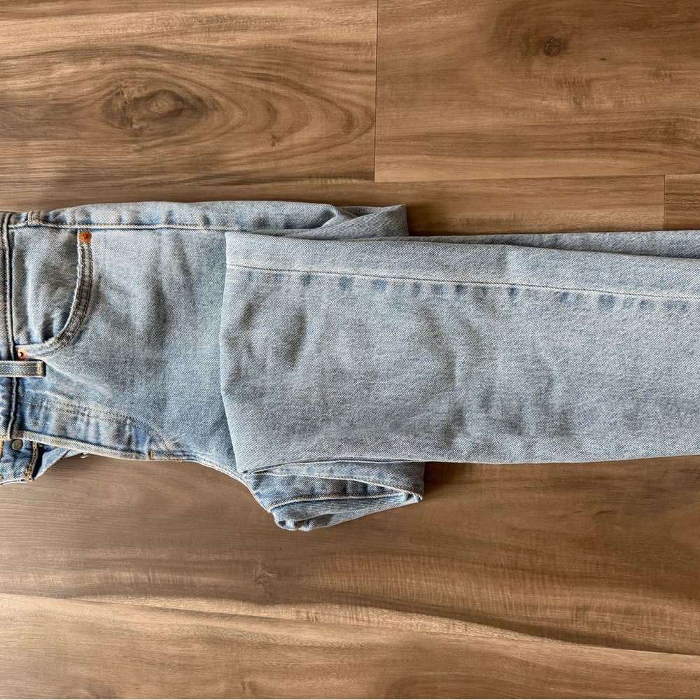 Levi’s Wedgie Light Blue Straight Leg Denim Jeans
